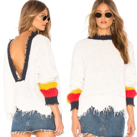 Wildfox Sweaters - NWT Wildfox Sneak Out Stripe Palmetto Sweater